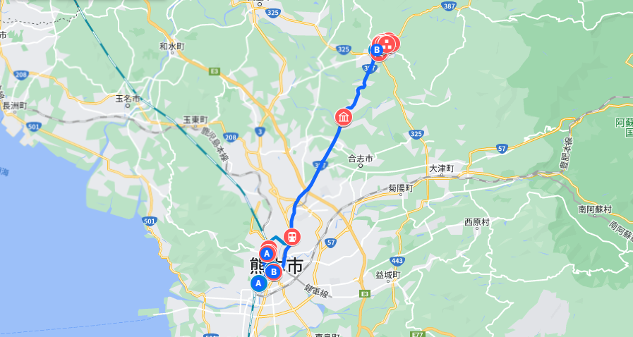 2023年冬　バス・電車無料の日の旅　熊本市～菊池市